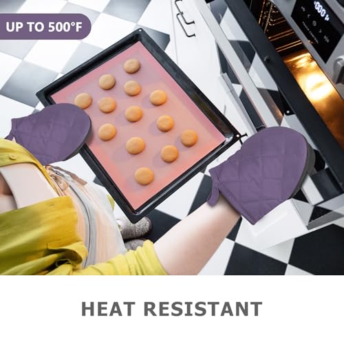 1 Pair Short Oven Mitts