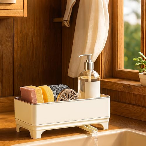 Rotating Drain Sponge Holder for Kitchen Sink Off