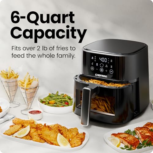 Air Fryer 6 QT Compact Airfryer for Quick & Easy Meals
