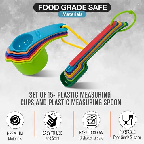 Measuring Cups and Spoons Set of 9