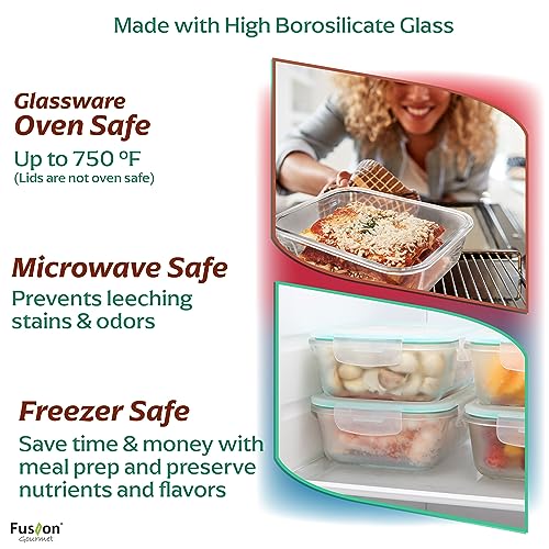 Family Pack Glass Storage Containers (5 Count)