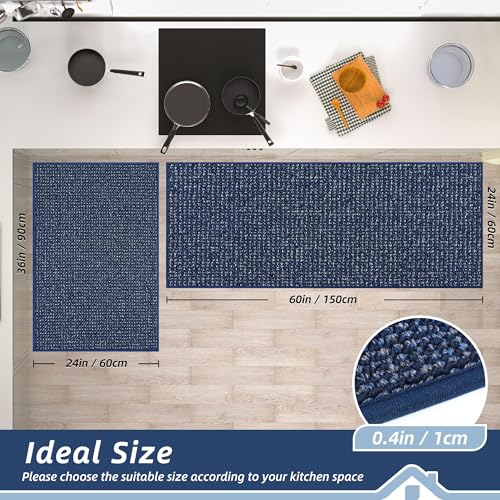Kitchen Rugs and Mats 2PCS Non