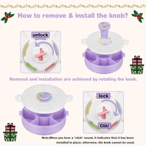 Kids' Rotating Snack Container Set