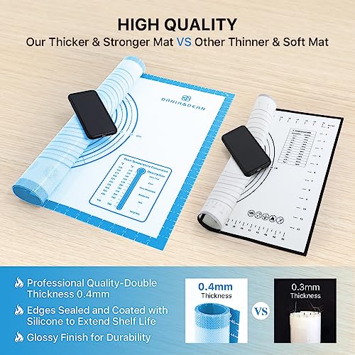 28"x20" Large Durable Silicone Baking Mat for Pastry and Bread