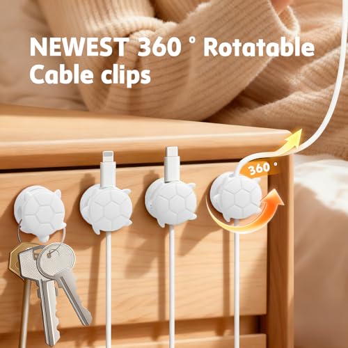 Rotatable Cable Clips (8 Count)