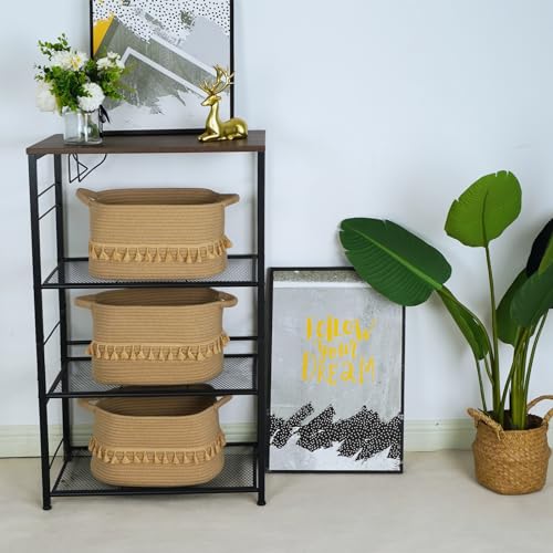 Storage Basket 3 Pack for Organizing (16 Ounce)
