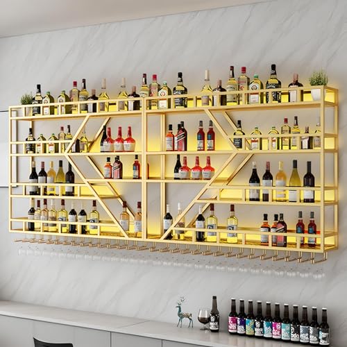 95in Large Wall Mounted Wine Rack