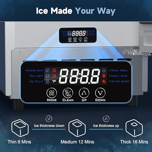 15" W Commercial Under Counter Ice Maker Machine