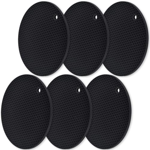 Silicone Round Trivets (6 Count)