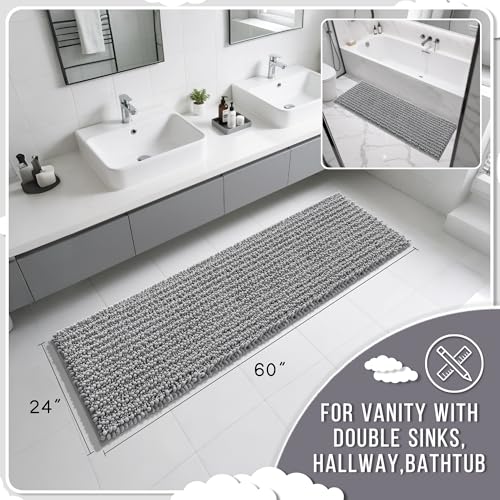 Bathroom Runner Rug 60x24 Inch (10.0333 Sq Ft)