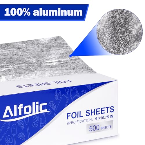 9" x 10.75" Aluminum Foil Sheets 500 count