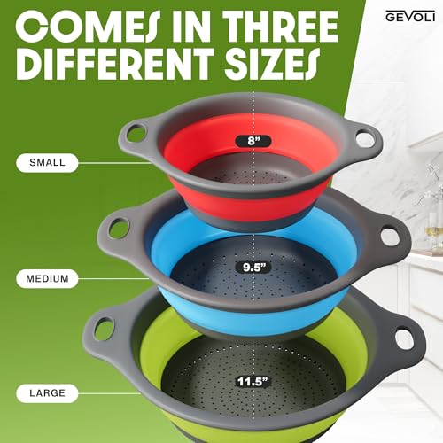 Collapsible Colanders with Self