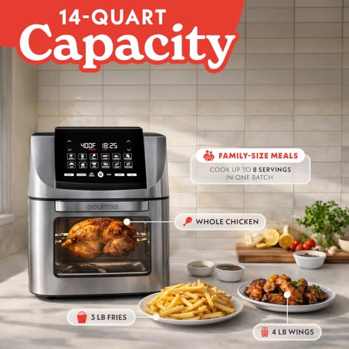 Air Fryer 14 Qt Rotisserie Oven with Window