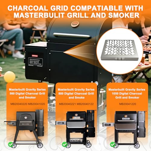 Charcoal Grate Grill Barbecue Grills Compatible with Masterbuilt Gravity Series 560 800 1050