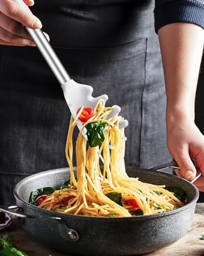 Silicone Spaghetti Spoon and Pasta Tong