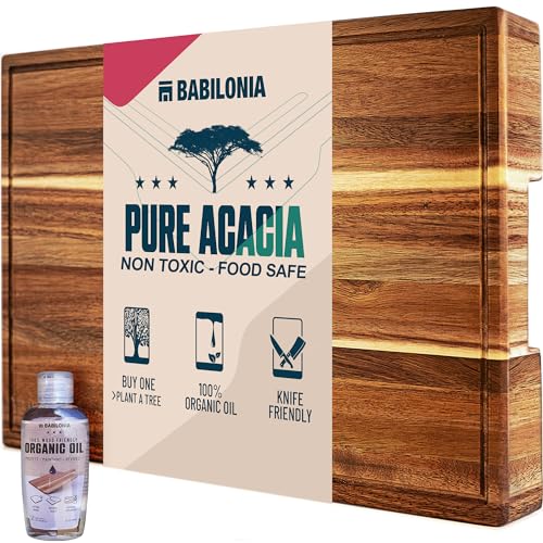 Acacia Wood Cutting Board for Kitchen