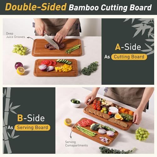 2 Packs Wood Cutting Board (2 Count)