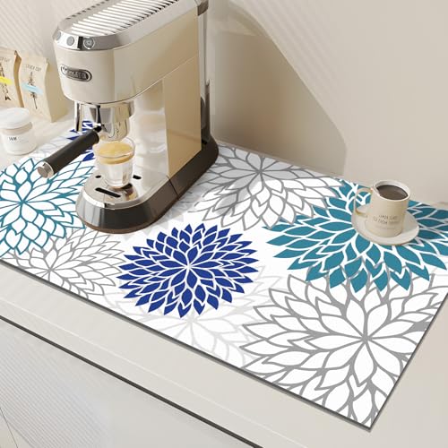 2PCS 16" x 24" Dish Drying Mat & 24" x 5.5" Sink Splash Guard