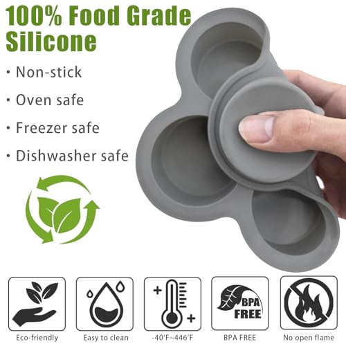 Silicone Egg Bite Molds (2 Count)