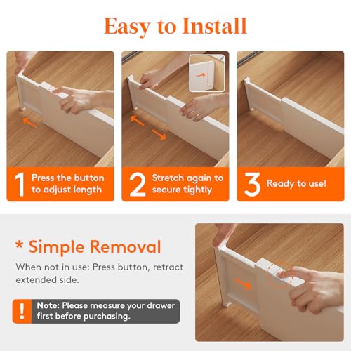 6" Tall Upgrade Drawer Dividers (5 Count)