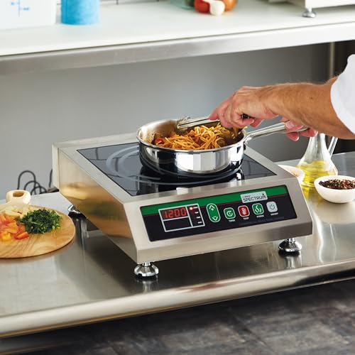 3400W Silver Black Induction Cooktop Burner