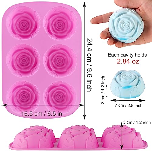 Rose Silicone Molds (2 Count)