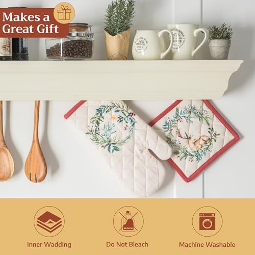 Maison d'Hermine Oven Gloves 100% Cotton Oven Mitt