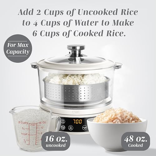 Glass Mini Low Carb Rice Cooker