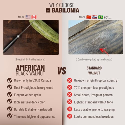 XXL American Black Walnut Wood Cutting Board