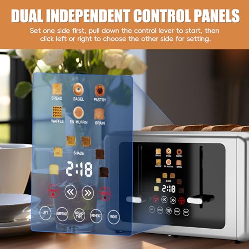 Smart 4 Slice Toaster with Touchscreen