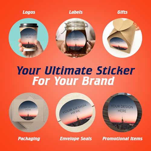 Custom Vinyl Stickers Your Image (100 Count)