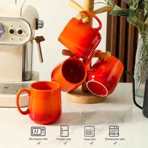 Set of 4 Ombre Coffee Mugs (4 Count)
