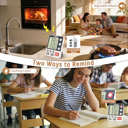 Digital Dual Kitchen Timer