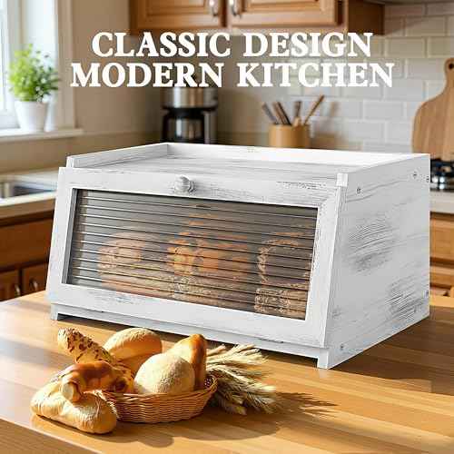 Bread Box for Kitchen Countertop