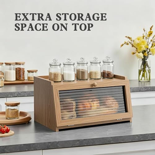 Bread Box for Kitchen Countertop