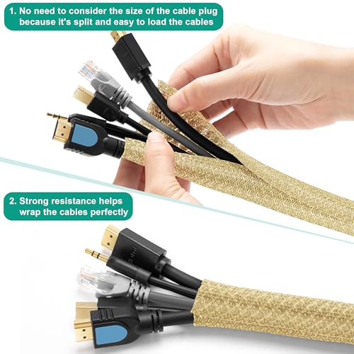 Gold Cable Sleeve