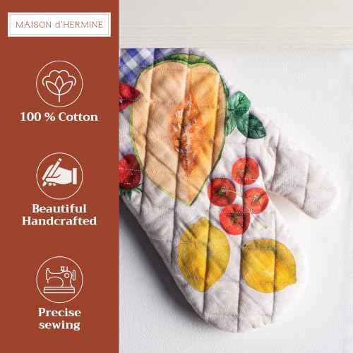 Maison d'Hermine Oven Gloves 100% Cotton Oven Mitt