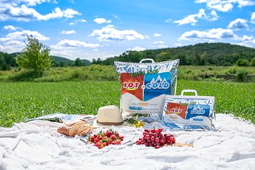 Hot and Cold Insulated Bags for Food Delivery (8 Count)