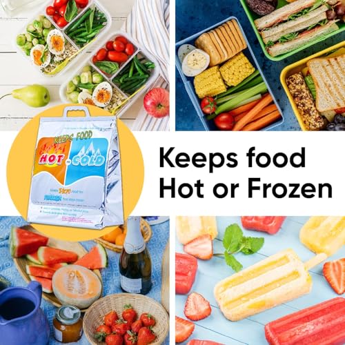 Hot and Cold Insulated Bags for Food Delivery