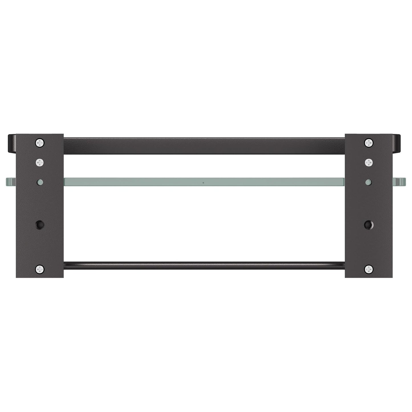 Bathroom Wall Shelf with Towel Bar