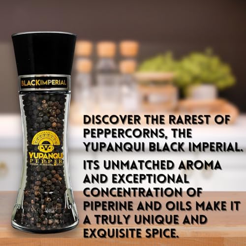 Black Pepper Grinder Manual 3.5oz Gourmet Black Peppercorn Grinder (3.5 Ounce)