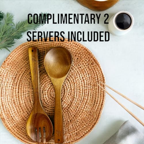Extra Large Wooden Salad Bowl