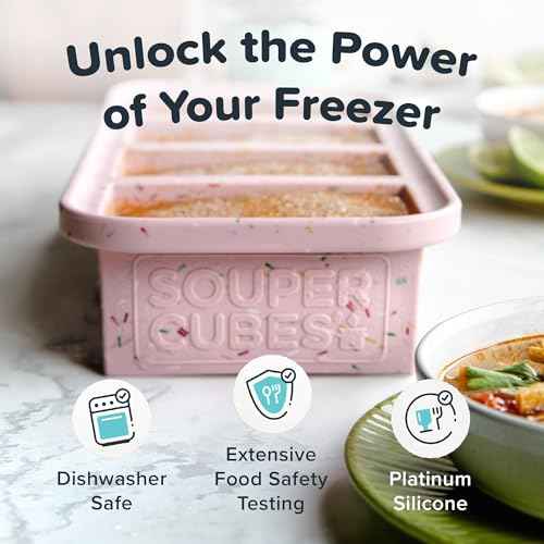 1 Cup Silicone Freezer Trays with Lids