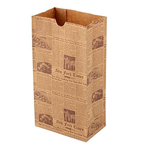Kraft Paper Newsprint Bag (100 Count)