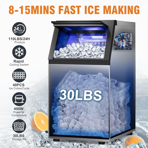 Commercial Ice Maker 120LBS