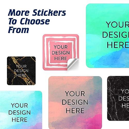 100 Custom Vinyl Stickers (100 Count)