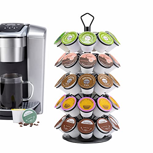 K Cup Storage Coffee Capsules Pod Holder Carousel Capsule Display Storage for k