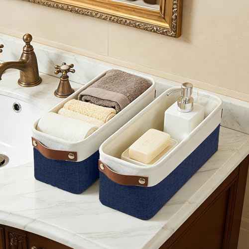 Small Fabric Storage Baskets (4 Count)