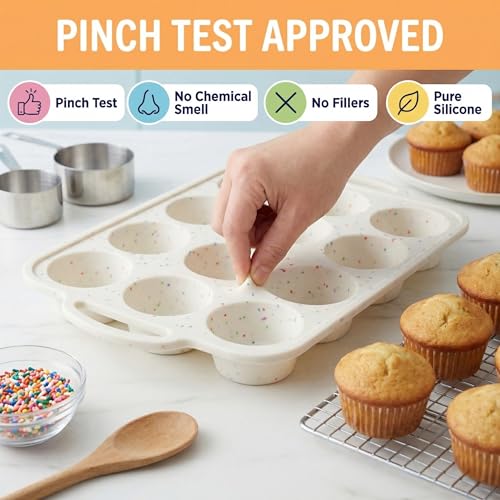 Silicone Muffin Pan for Baking