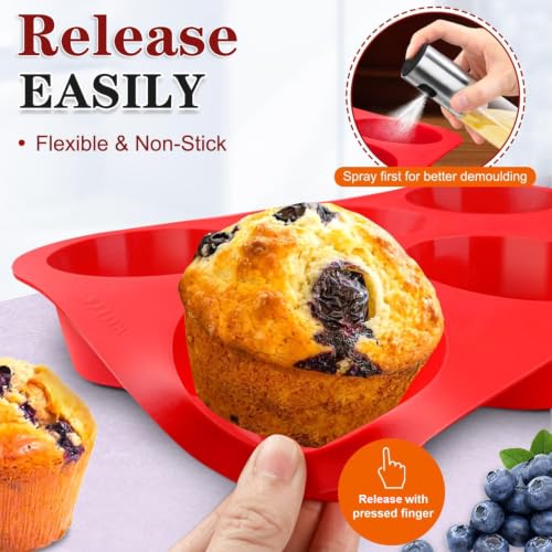 Silicone Muffin Pan (3 Count)